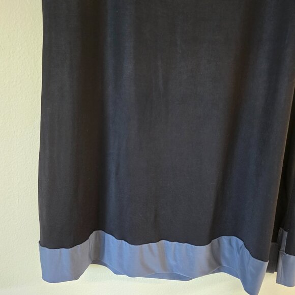 Dotti Black SS Mini Dress Scoop Neck Grey Trim Med/Lge? - Picture 5 of 16